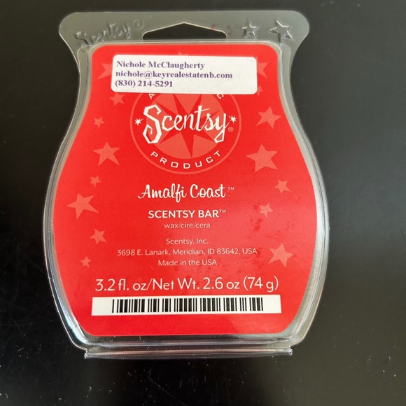 Scentsy Amalfi Coast Wax Bar. NWT - Picture 1 of 2